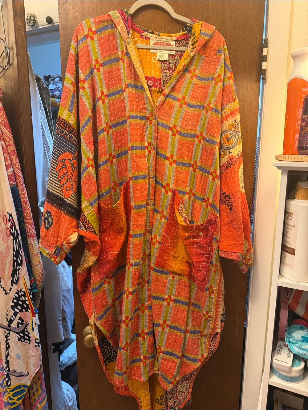 Kantha Bae. Poetic Hoodie Maxi